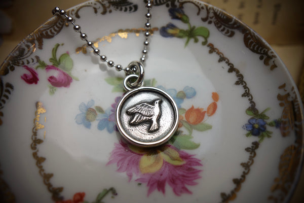 Silver Pendant „DOVE“