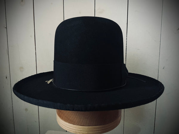 Hat „WILD PRAIRIE“, Black Felt Hat, Size 59cm