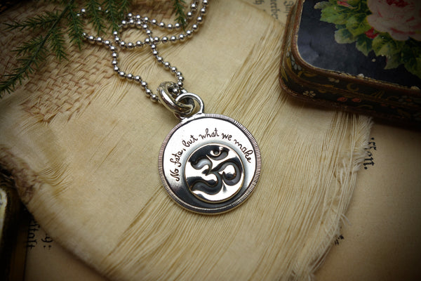 Silver Pendant „NO FATE“