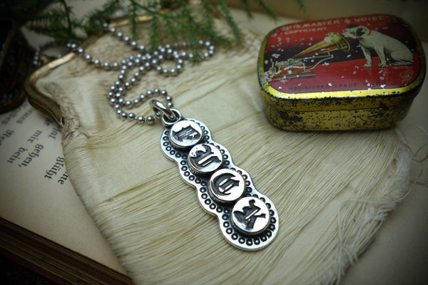 Silver Pendant „FUCK“