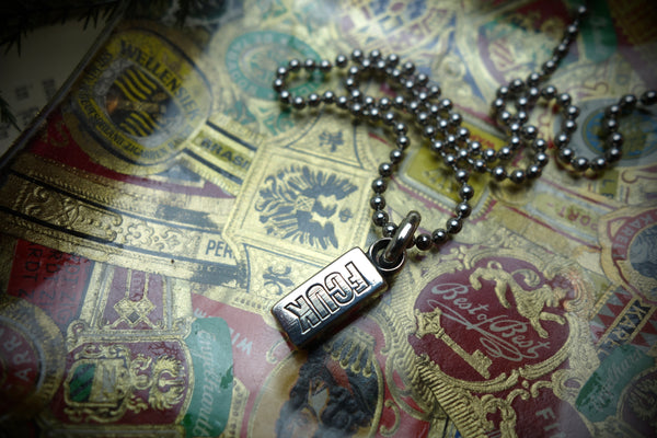 Silver Pendant „FCUK“