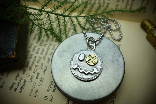 Silver Pendant „STAY WEIRD“