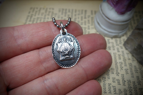 Silver Pendant „OUR LADY OF SAN JUAN DE LOS LAGOS“