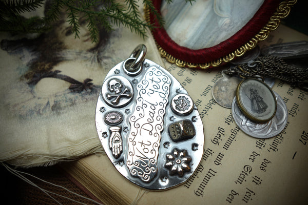 Silver Pendant „WARDEN OF THE UNSEEN“