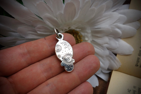 Silver Pendant „SACRED HEART“