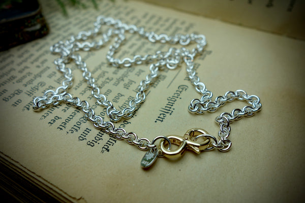 Silver Chain „ANCHOR“, Length 60,5cm