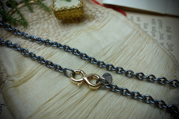 Silver Chain „ANCHOR“, Length 59,5cm