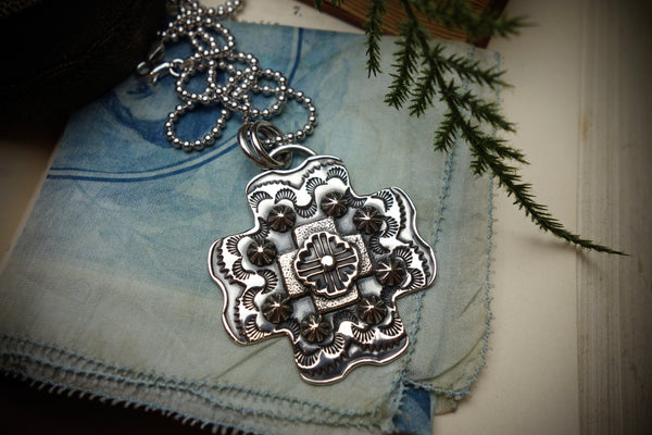 Silver Pendant „SOUTHWEST CROSS“