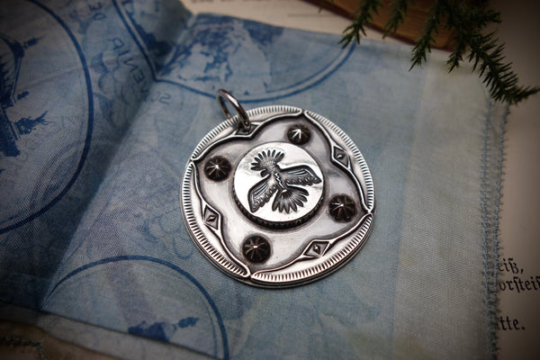 Silver Pendant „MIGHTY THUNDERBIRD“