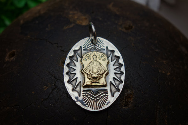 Silver Pendant „OUR LADY OF SAN JUAN DE LOS LAGOS“