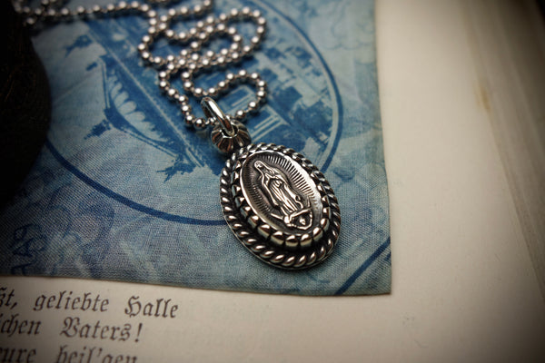 Silver Pendant „OUR LADY OF GUADALUPE“