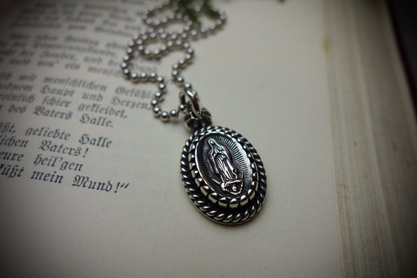 Silver Pendant „OUR LADY OF GUADALUPE“