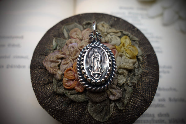 Silver Pendant „OUR LADY OF GUADALUPE“