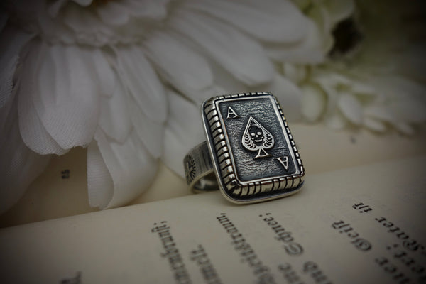 Silver Ring „ACE OF SPADES“