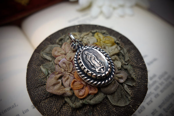 Silver Pendant „OUR LADY OF GUADALUPE“