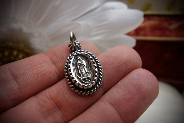 Silver Pendant „OUR LADY OF GUADALUPE“