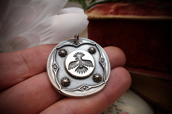 Silver Pendant „MIGHTY THUNDERBIRD“